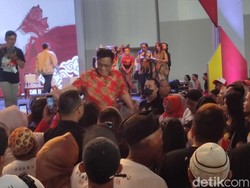 Budiman Sudjatmiko Tiba di Deklarasi Relawan Prabu Semarang