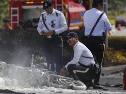 Nasib Sial Pemotor Ditabrak Jet Pribadi Malaysia