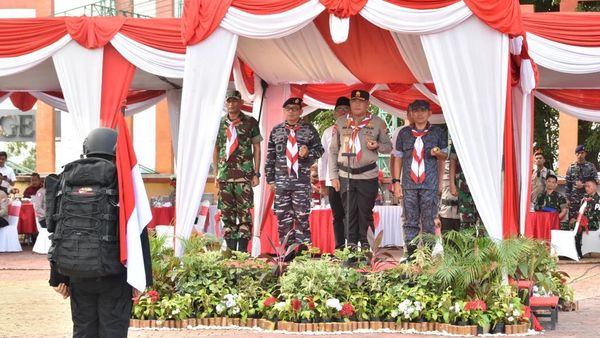 Semarak Kirab Kebangsaan Merah Putih di Batam