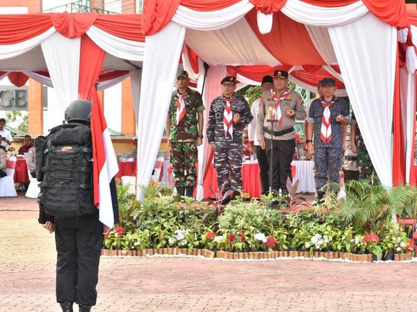 Semarak Kirab Kebangsaan Merah Putih di Batam