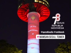 Kamsahammida! Merah Putih Berkibar di Namsan Tower Korsel