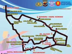 Ada Rekayasa Lalu Lintas Saat AMMTC di Labuan Bajo, Catat Waktu dan Rutenya