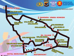 Ada Rekayasa Lalu Lintas Saat AMMTC di Labuan Bajo, Catat Waktu dan Rutenya