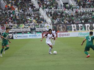 Statistik Babak Pertama PSM Vs Persebaya 0-0: Juku Eja Lepaskan 4 Tembakan