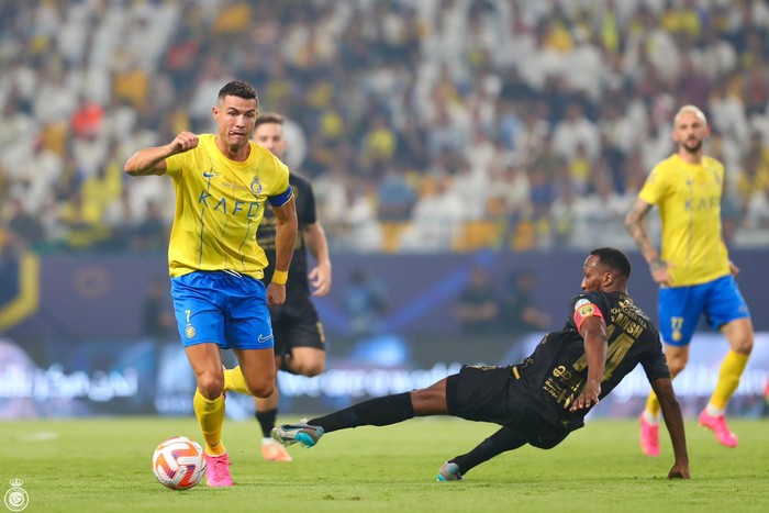 Cristiano Ronaldo Matchday kedua Liga Arab Saudi mempertandingkan Al Nassr vs Al Taawoun. Laga digelar di KSU Stadium, Sabtu (19/8/2023) dini hari WIB.