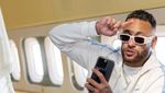 Gaya Neymar di Jet Pribadi saat Terbang ke Riyadh