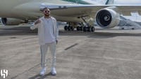 Neymar meninggalkan Paris dalam perjalanan ke Riyadh setelah menandatangani kontrak dengan Al Hilal - Paris, Prancis - 18 Agustus 2023.  