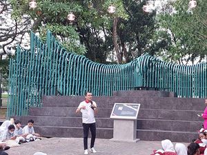 Ada Instalasi Istana Negara IKN yang Bisa Dinikmati Pengunjung Monas