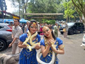 Sambut HUT RI ke-78, Taman Safari Adakan Parade Satwa Sambut HUT RI ke-78, Taman Safari Adakan Parade Satwa