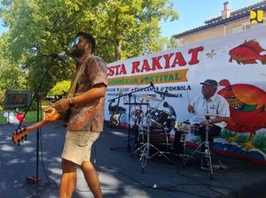 Aksi Basuki Unjuk Gigi Main Drum di Swiss