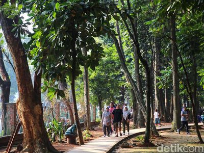 Asyiknya Olahraga Sambil Menikmati Taman Asri di Tangsel