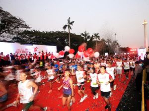 Kemeriahan Jakarta Half Marathon 2023
