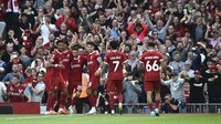 Sementara Liverpool juga cuma finis kelima di Liga Inggris, cuma bisa berlaga di Liga Europa musim 2023/2024. (Foto: AP/Rui Vieira)