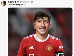 Lisandro Maguire, perpaduan Lisandro Martinez dengan Harry Maguire. Ada-ada saja, ya! (Foto: Twitter)