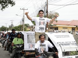 Relawan & Pengemudi Becak Motor di Sumut Silaturahmi-Konvoi Dukung Ganjar