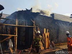 Oven Kayu Mebel di Desa Mayungan Klaten Terbakar, 5 Kubik Ludes