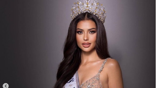 8 Foto Cantiknya Juara Miss Universe Thailand 2023, Saingan Fabienne Nicole