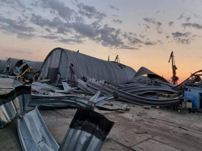 Penampakan Gudang Biji-bijian di Odesa Ukraina Hancur Digempur Rusia