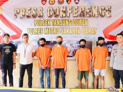 Polisi Tangkap 5 Pelaku Pemalakan-Tusuk Sopir Truk di Exit Tol Tomang