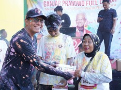 Relawan Ganjar Gelar Color Run di Surabaya, Ada Lomba Lari-Hiburan DJ