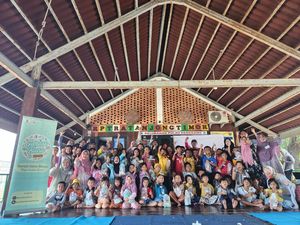 Roadshow Literasi, Garasi Baca Biman Tularkan Virus Baca dari Depok ke Kep. Seribu