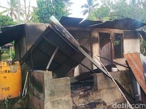 Rumah Lansia di Karangasem Ludes Terbakar gegara Lupa Matikan Dupa