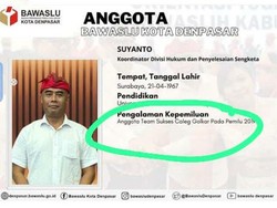 Beredar Profil Anggota Bawaslu Jadi Timses Parpol, Postingan Langsung Dihapus