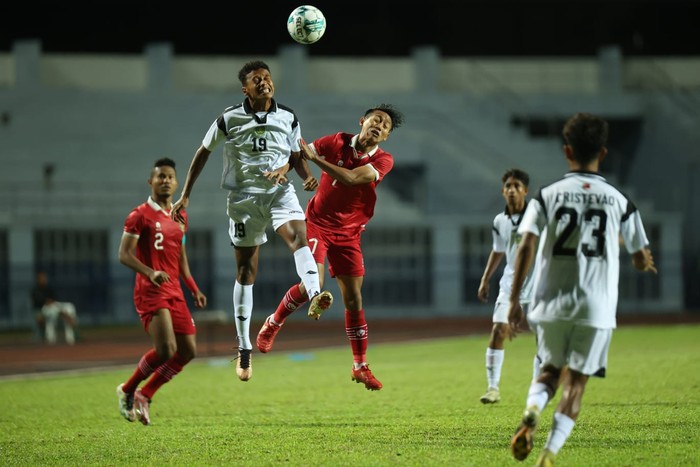 Timnas Indonesia mengelahkan Timor Leste 1-0 di Piala AFF U-23.