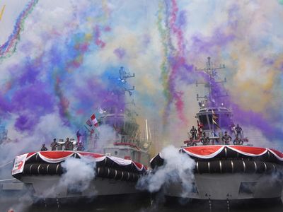 TNI AL Resmikan 2 Kapal Harbour Tug