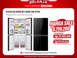 Kulkas Dua Pintu Diskon hingga Rp 3 Jutaan di Transmart Full Day Sale