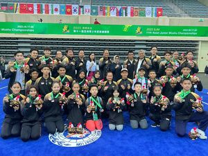 Timnas Wushu Junior Indonesia Panen Medali di Kejuaraan Asia