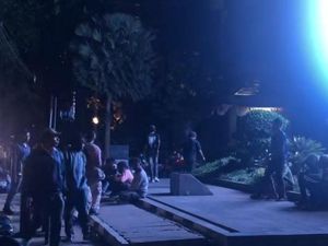 Massa Demo soal Pekerja Migran di Kemnaker Bubar, Lalin Arah Pancoran Macet