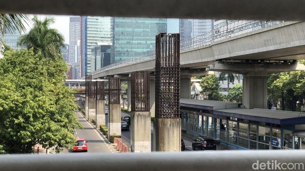 Penampakan Proyek Monorel yang Mangkrak dan Kini Terbengkalai