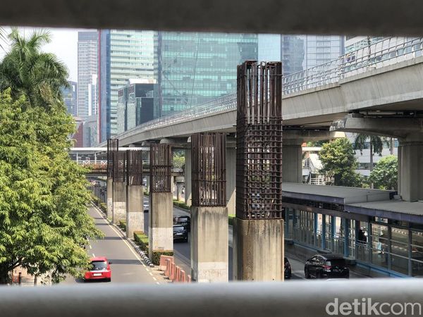 Penampakan Proyek Monorel yang Mangkrak dan Kini Terbengkalai