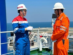 Pertamina Pakai Kapal Dual Fuel Pertama di RI