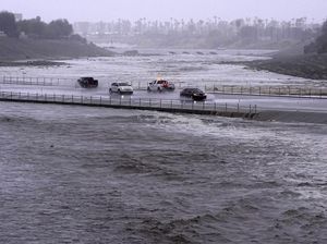 Potret California Diamuk Badai Hilary Potret California Diamuk Badai Hilary