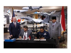 Prabowo Unggah Momen Teken MoU Pembelian 24 Jet Tempur F-15EX dari AS