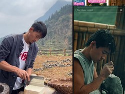 Pria Tampan Ini Viral Karena Sering Masak di Alam Terbuka