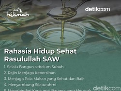 Infografis: Rahasia Hidup Sehat Rasulullah SAW