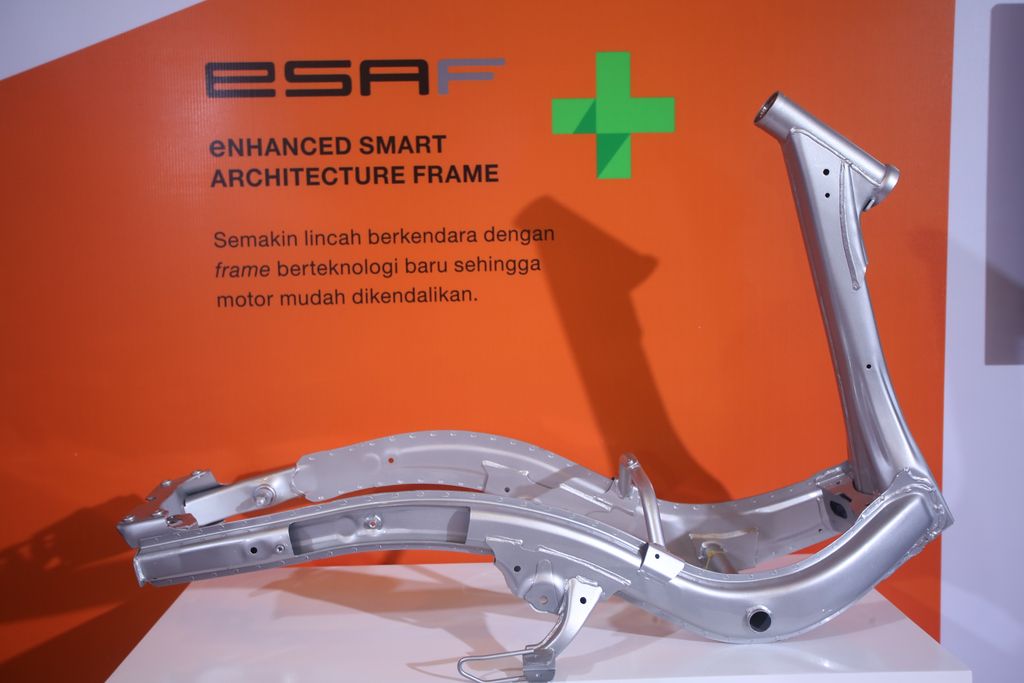 Rangka eSAF motor skutik Honda