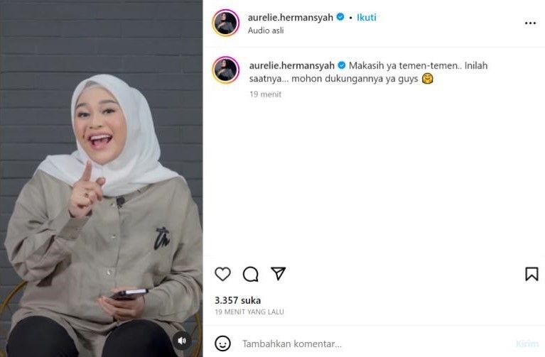 Unggahan Aurel Hermansyah