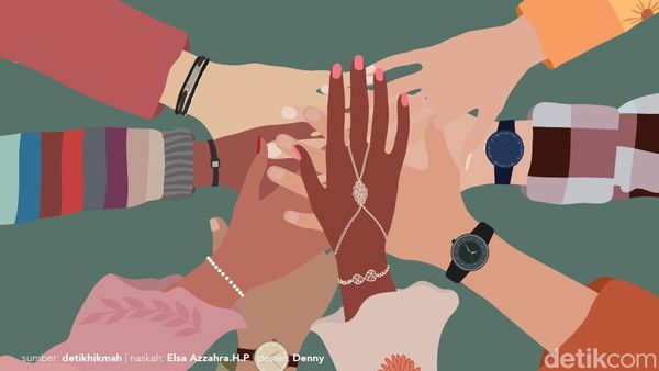 Infografis: 7 Adab Berteman Menurut Islam, Perhatikan Ya!