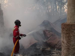 Pabrik Penyulingan Cengkeh di Kuningan Hangus Terbakar