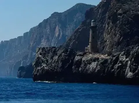 The island of Antikythira in Greece
