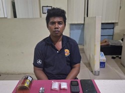 Residivis Narkoba di Pangkalpinang Ditangkap Lagi Setelah 10 Bulan Bebas