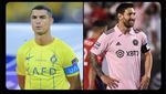 Meme Menikmati Rivalitas 2 GOAT, Ronaldo Vs Messi