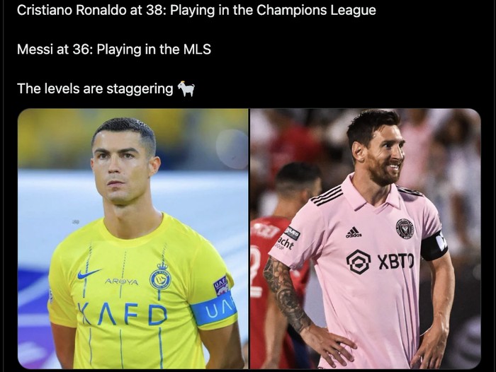 ronaldo vs messi