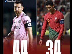 Seiring dengan keberhasilan Messi membawa Inter Miami juara Leagues Cup, komparasi dengan Ronaldo soal adu banyak piala pun memanaskan pembahasan. Foto: dok. Internet/Twitter