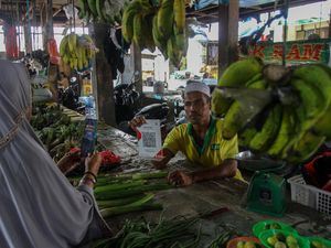 Pakai QRIS, Transaksi di Pasar Ini Jadi Sat Set