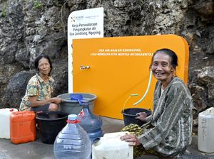 Senyum Warga Desa Gendayakan Wonogiri Kini Punya Saluran Air Bersih